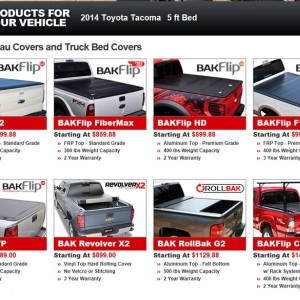 2nd Gen 5 Foot Bed