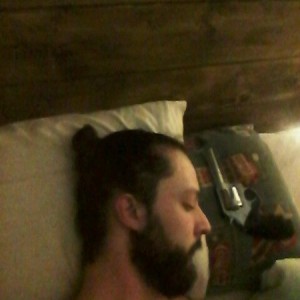 The wife is out of town so im sharing the bed with my first love