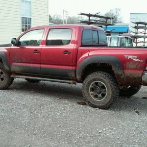Someone put mud all around my parkin spot at work