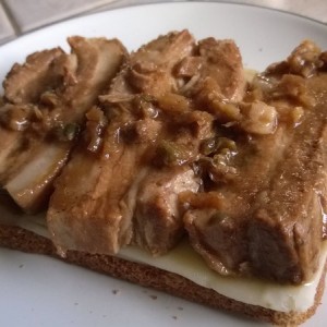 Pork belly sandwich
