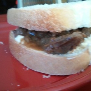 Leftover roast sammie