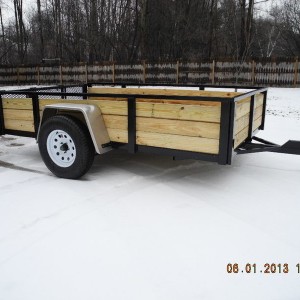 My other hobby. Building trailers. Did this one last winter. I try to keep the same style. I do this style the best and know how long it will take me.