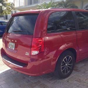 My rental for the next 2 weeks. Because race mini van.