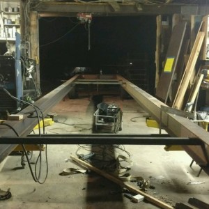 Started my new trailer today. Damn what a long SOB.