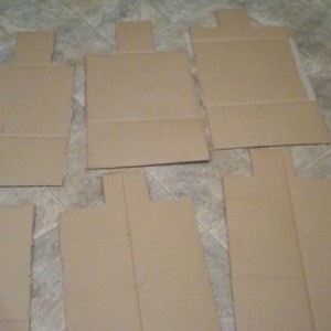 My mitersaw box became 5 assailants and a headless torso, pew! pew! pew! pew!