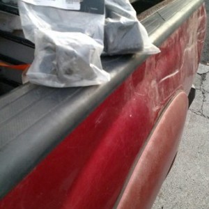 Shock tabs and bump stops in. One step closer to getting things done. Oh and a positive week for a shitty last few months. After letting the taco sit