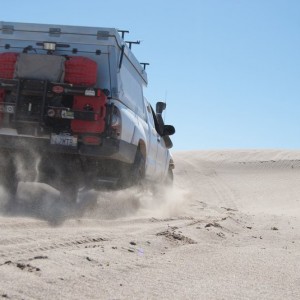 Rear View In The Desert