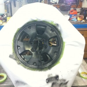Diping the wheels :p