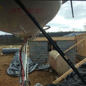 Amish guy wanted me to pour on the roof