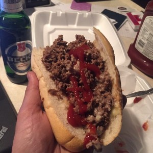 It's all about the cheese steak! :drool: