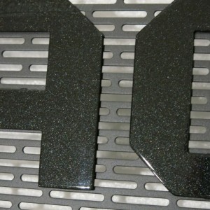 Flat Black Bezel - Tailgate Letters 3