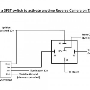 Reverse Camera Wiring Diagram