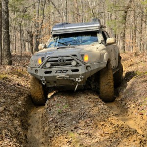 Beertimecontinuum on a muddy trail in LBL