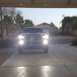 Led headlights and fog lights