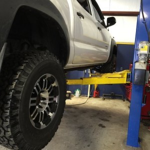 On the rack getting ready to get lifted!!!!!!