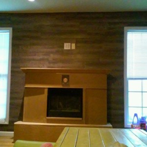 Got the wall finished and everything put back together. Gonna move the tv above the fireplace and build a new fire place next