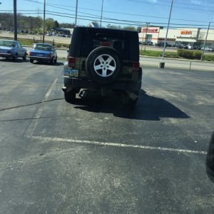 Sweet dual exhaust with diesel tips