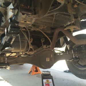 All new rear suspension