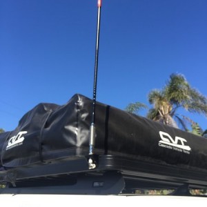 Antenna mount on roof