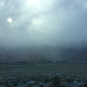 Death Valley - The clouds and rain