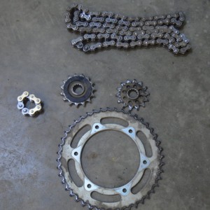 New DRZ Chain and Sprockets