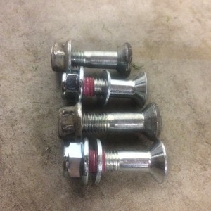 New rear sprocket hardware