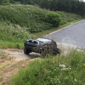 Prerunner climbing steep hills