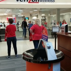 Damn it. My Verizon phone needs looked at and they're on strike!  I hope they pay these people soon. My #firstworld problems are important.  :D
