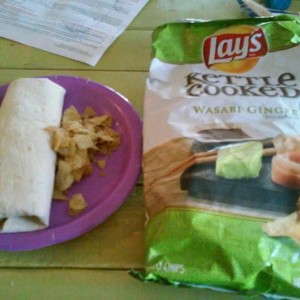 My wife bought these chips for me while she's gone this weekend; this is my first and last "serving" it appears her will power is lacking