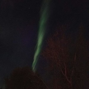 Northern lights were out late last night.