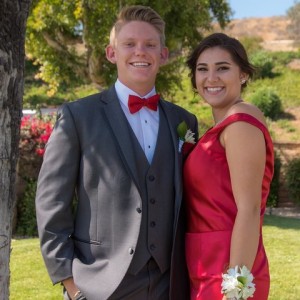 My son and his girlfriend off to his senior prom tonight.