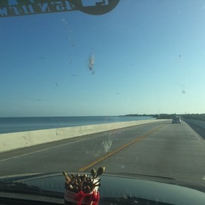 Driving through the keys!