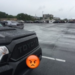 How far away I park...