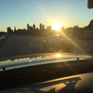 Kansas City sunset.