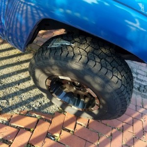 New rubbers. Went down to 265's