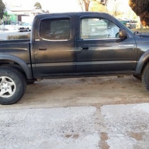 2002 Toyota Tacoma TRD Black Double Cab Stock