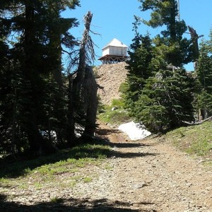 Walking up to the lookout