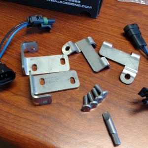 OEM fog location fit kit, stout as hell, all stainless with uncommon security fasteners.