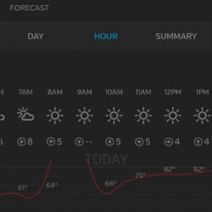 Little bit of a temperature spike this morning....