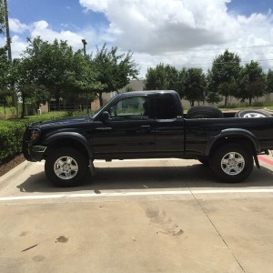 Drivers side shot of new rims