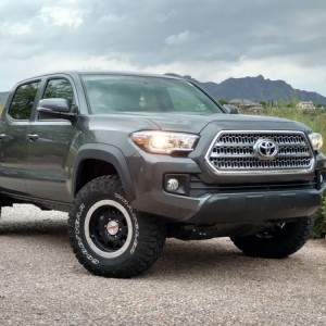 TRD "Beadlock" Rims with 265/75/16 Goodyear Duratracs