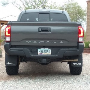 TRD "Beadlock" Rims with 265/75/16 Goodyear Duratracs