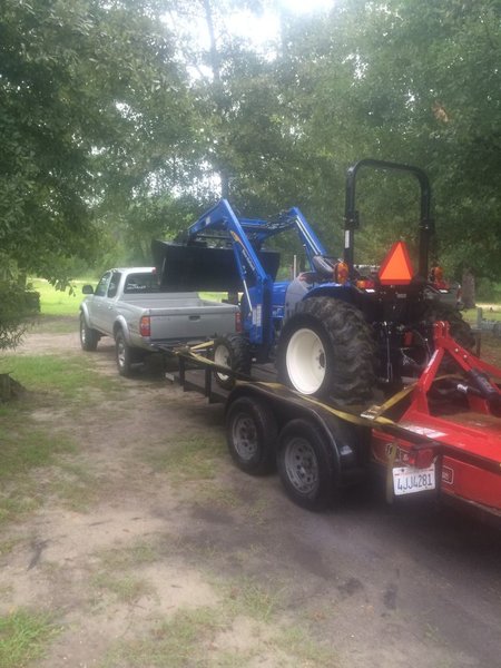 Heaviest tow with this truck so far, thankfully I only had to go a half mil
